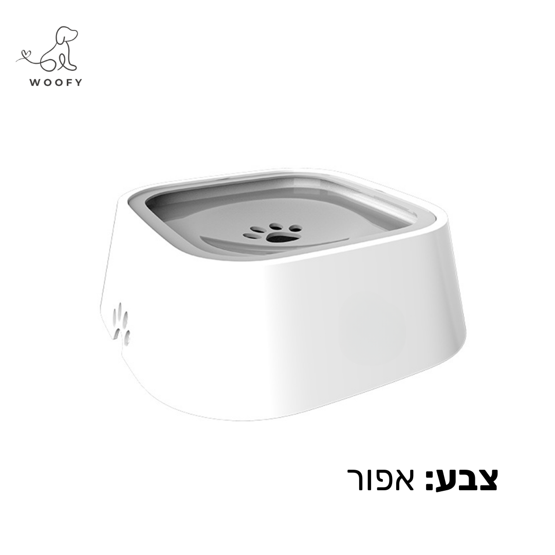 קערת מים חכמה עם השם של הכלב שלכם