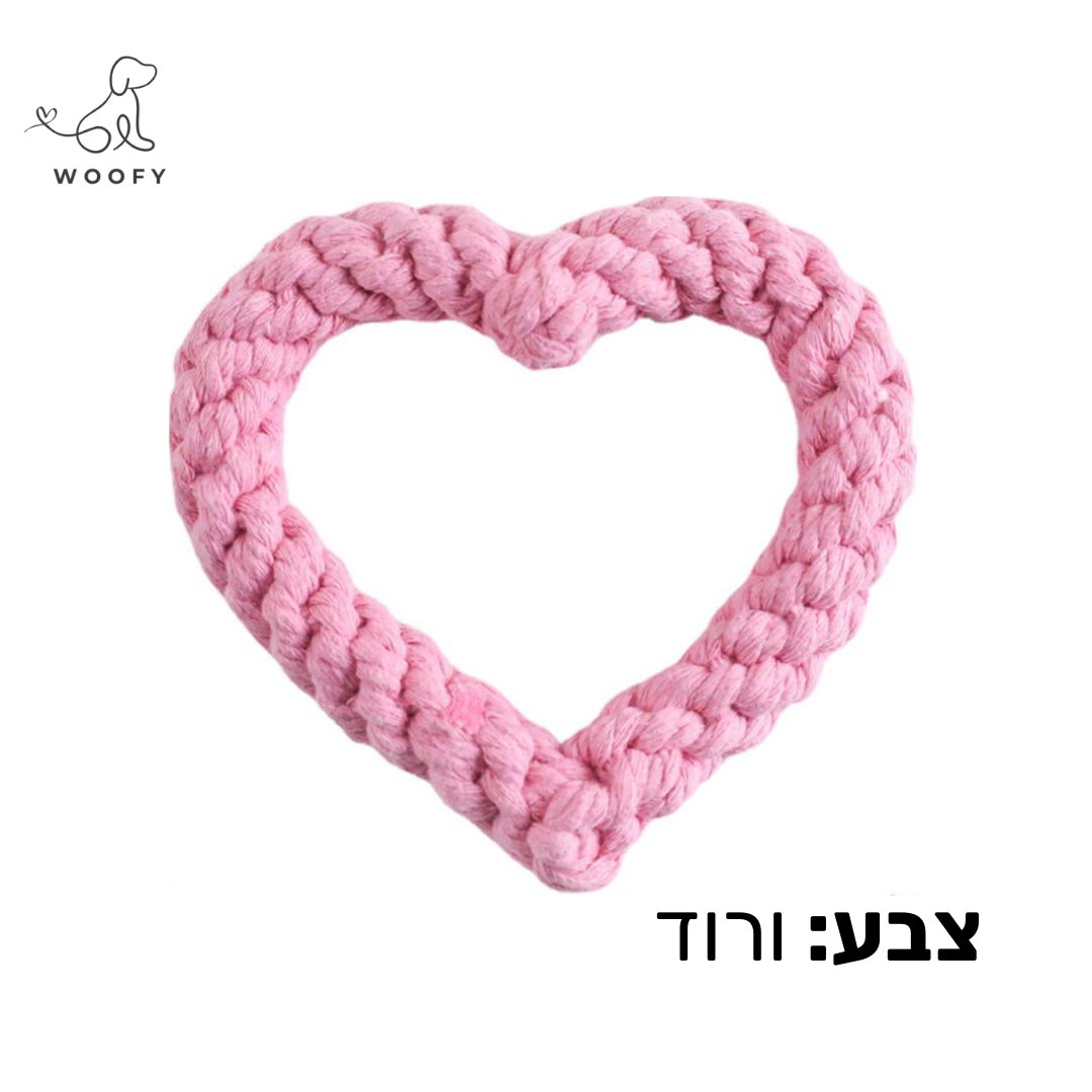 צעצוע נשיכה בצורת לב