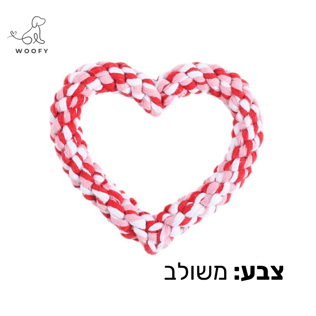 צעצוע נשיכה בצורת לב