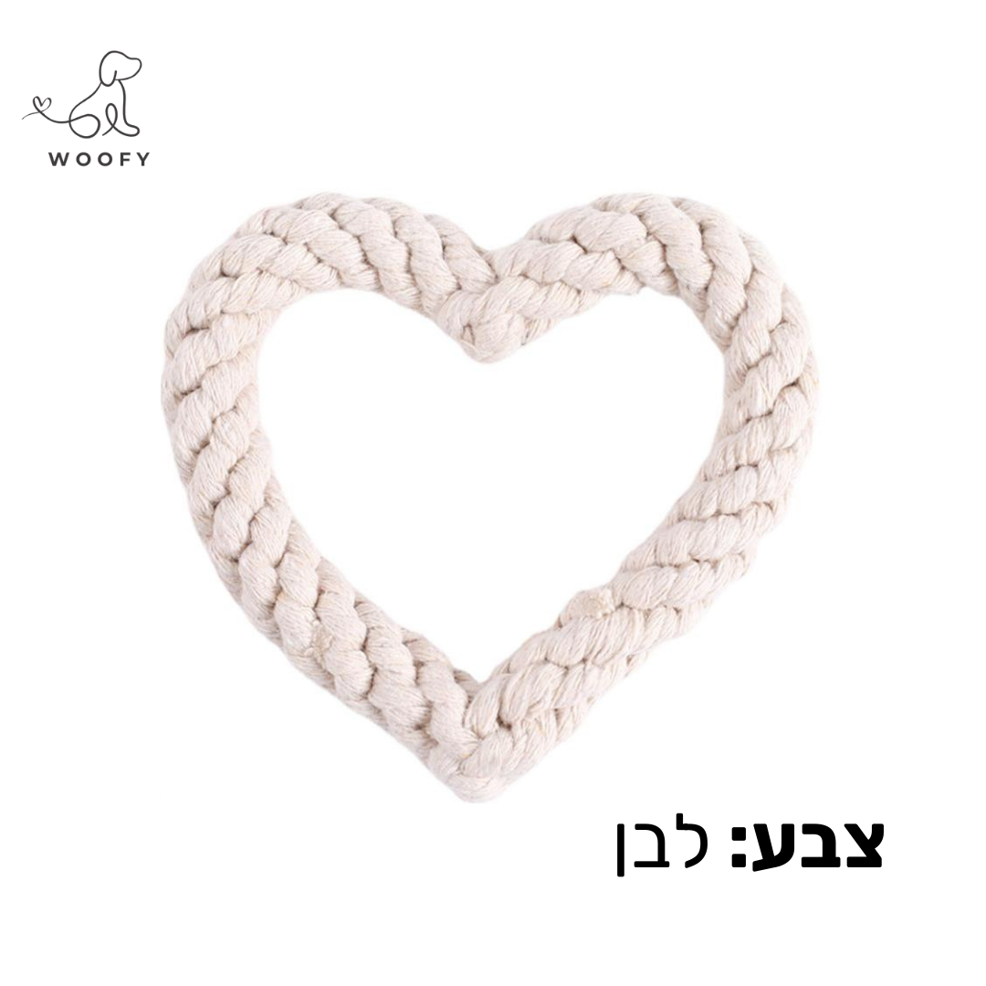 צעצוע נשיכה בצורת לב
